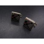 BURBERRY Burberry в клетку запонки кнопка кафф links аксессуары мужской оттенок серебра × оттенок черного DH2590