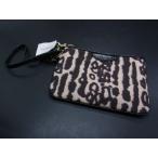 # прекрасный товар # COACH Coach нейлон парусина ×pa палатка кожа сумка бардачок мульти- кейс оттенок коричневого × оттенок черного DH2993