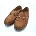 GUCCI Gucci шланг bit замша Loafer указанный размер 37 ( примерно 24.0cm) обувь обувь женский оттенок бежевого DH4440