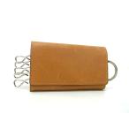 FUJITAKA Fujita ka кожа 5 полосный чехол для ключей ключ inserting мужской женский оттенок коричневого DH5724