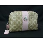 # прекрасный товар # COACH Coach OP искусство PVC мульти- сумка макияж сумка мульти- кейс бардачок женский оттенок бежевого × розовый серия DH6931