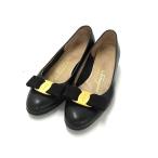 Salvatore Ferragamo Ferragamo vala лента кожа туфли-лодочки указанный размер 4 ( примерно 21.5cm) обувь обувь женский оттенок черного DH8287