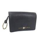 TORY BURCH トリーバーチ レザー キーリング付き カードケース カード入れ パスケース レディース ブラック系 DH9876