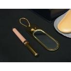 # прекрасный товар # MIKIMOTO Mikimoto книга@ жемчуг Akoya жемчуг жемчуг примерно 3mm кисточка для губ зеркало макияж 2 позиций комплект оттенок золота × розовый серия DI1549