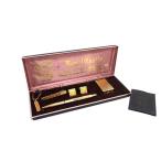 # прекрасный товар # Royal Castle Royal дворец запонки галстук булавка зажигалка брелок для ключа шариковая ручка 5 позиций комплект оттенок золота DI2422