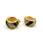 # превосходный товар # NINA RICCI Nina Ricci стразы зажим тип серьги аксессуары женский оттенок золота × оттенок черного DI5559