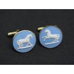 # прекрасный товар # WEDGWOOD Wedgwood лошадь шланг кафф links запонки кнопка аксессуары мужской оттенок голубого × оттенок золота DI5768