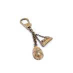 GUCCI Gucci сумка шляпа узор брелок для ключа ремешок сумка очарование женский оттенок золота DI6365