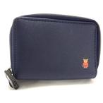 # как новый # Buckingham Bear Buckingham Bear кожа мульти- кейс 3 полосный чехол для ключей футляр для карточек темно-синий серия DI7193