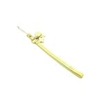 ショッピングヴェルニ LOUIS VUITTON ルイヴィトン M91925 モノグラムヴェルニ ドラゴンヌ テレフォンヌ キーホルダー 携帯ストラップ クリーム系 DJ3978