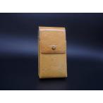 LOUIS VUITTON ルイヴィトン M91050 モノグラムヴェルニ グリーン シガレットケース 煙草ケース イエロー系 DJ4085