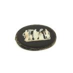 WEDGWOOD Wedgwood jasper булавка брошь значок аксессуары женский мужской оттенок черного × оттенок серебра DJ7182