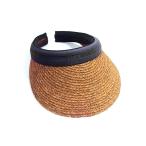 ショッピングヘレンカミンスキー HELEN KAMINSKI ヘレンカミンスキー ラフィア×ラフィア サンバイザー 帽子 レディース ブラウン系×ネイビー系 DK0882