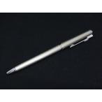 ■美品■ LONGCHAMP ロンシャン ノック式 ボールペン 筆記用具 文房具 ステーショナリー メンズ レディース シルバー系 DK2920