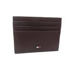 # превосходный товар # TOMMY HILFIGER Tommy Hilfiger кожа карта inserting футляр для визитных карточек футляр для карточек чехол для пропуска оттенок коричневого DK3578