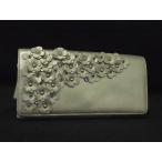 ■美品■ ANTEPRIMA アンテプリマ レザー ラインストーン 二つ折り 長財布 ウォレット 札入れ 小銭入れ シャンパンゴールド系 DK6263