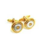 dunhill Dunhill запонки кнопка кафф links бизнес джентльмен мужской оттенок золота × оттенок серебра DK8171