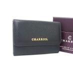 # новый товар # не использовался # CHARRIOL Charriol кожа футляр для карточек карта inserting футляр для визитных карточек чехол для пропуска кошелек для мелочи . оттенок черного DY2530