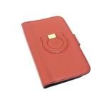 Salvatore Ferragamo フェラガモ ガンチーニ レザー iPhone11pro 対応 アイフォン スマホケース 手帳型 サーモンピンク系 FE3140