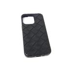 ショッピングbottega BOTTEGA VENETA ボッテガヴェネタ イントレチャート ラバー iPhone15Pro 対応 スマホケース メンズ レディース ブラック系 FJ9106