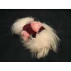 ■美品■ FENDI フェンディ バッグバグズ モンスター ファー キーホルダー キーリング チャーム ベージュ系×マルチカラー FM3138