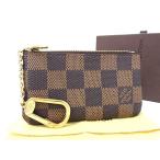 ショッピングLOUIS ■新品同様■ LOUIS VUITTON ルイヴィトン N62658 ダミエ ポシェット クレ コインケース コインパース 小銭入れ ブラウン系 FM8068
