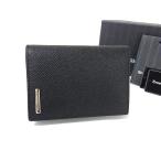 # как новый # Ermenegildo Zegna Ermenegildo Zegna кожа футляр для карточек карта inserting футляр для визитных карточек оттенок черного FN4969