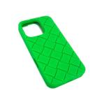 ショッピングボッテガ ■新品■未使用■ BOTTEGA VENETA ボッテガヴェネタ ラバー  iPhone14pro 対応 アイフォンケース グリーン系 FQ2661