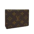 ■新品同様■LOUIS VUITTON ルイヴィトン M60533 モノグラム ポルトドゥカルトヴェルティカル パスケース 定期入れ ブラウン系 FU2091