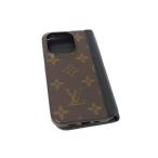 LOUIS VUITTON ルイヴィトン M82891 モノグラム フォリオ iPhone 15PRO 対応 アイフォンケース スマホケース ブラウン系 GA4506