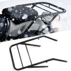 ホンダ レブル250/S/E レブル500 リアキャリア グラブバー一体型 荷台 ラゲッジキャリア スチール製 ブラック カスタムパーツ