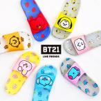 BT21 公式 キャラクターフェイスサンダル インソールイラスト入り bt21 BABY グッズ 公式 正規品