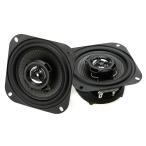 2 канальный динамик 10cm 4 дюймовый тонкий водонепроницаемый coaxial динамик чёрный цвет карбоновый 2 шт. комплект 