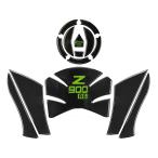 カワサキ対応 Z900RS 用 タンクパッド サイド防滑パッド 高品質カーボンファイバー調 ブラック/グーリン カスタムパーツ 傷防止 耐摩耗