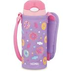 サーモス 水筒 真空断熱ストローボトル 400ml パープルピンク 子供用 通園通学 保冷専用 FHL-403F PL-P