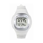 ショッピング万歩計 山佐時計計器 ウォッチ万歩計WATCH MANPO ホワイト 腕時計式万歩計