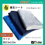 【10枚セット】布養生シート(ベトナムシート) 約2.5m x 3.2m 床養生 汚れ防止
