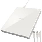 バッファロー iPhone スマホ CD 取り込み CDレコーダー パソコン不要 ケーブルモデル ラクレコ ホワイト RR-C1-WH/N