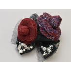  Rene Rene букетик цветок Swarovski имеется wine red женский j_p F-ACE1651