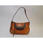 フランチェスコビアジア FRANCESCO BIASIA レザー 肩掛けショルダーバッグ ブラウン レディース F-B6284