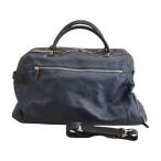 ti Caro DICARO кожа сумка "Boston bag" плечо имеется путешествие сумка темно-синий мужской F-B6861