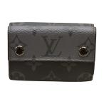 ルイヴィトン LOUIS VUITTON M45417 ディスカバリーコンパクトウォレット モノグラムエクリプス  三つ折り財布 メンズ F-YA927