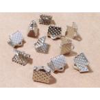  гонки останавливать металлические принадлежности *himo останавливать примерно 10 шт (8mm 0.8cm) rhodium цвет серебряный металлические принадлежности материал рукоделие материал гонки 