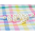 約50個プラスチック 樹脂パール 8mm 真珠ホワイト メタリックセレブカラー ビーズパーツ アクセサリー材料 ビーズ