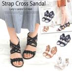 サンダル送無 2000円→1590円 ヒール5.0cm チャンキーヒール 多重ストラップ(of-2E)SH-17037