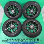 ショッピングバリ フォレスター XV 225/60R17 バリ山スタッドレス 75%-80%山 MICHELIN X-ICE SNOW 4本 5穴PCD100 7J +53 レガシィアウトバック 中古新潟