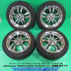 フィット 185/55R16 バリ山夏タイヤ 80%-85%山 DUNLOP ENASAVE EC203 4本 4穴PCD100 6.5J +50 グレイス シャトル インサイト 中古新潟