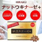 ナットウキナーゼ 納豆キナーぜ 約30日分 90粒 HIRAKU 日本製 ポイント消化