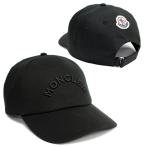 送料無料 86 MONCLER モンクレール 3B00040 04863 ブラック ベースボールキャップ ロゴ 男女兼用