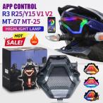 �݊��i ���}�n R3/R25/MT07/FZ07 �p APP����LED�e�[�����C�g �X���[�N�O���[